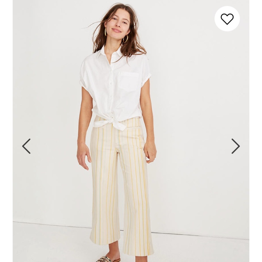 🔆NEW🔆 Tall Emmett Wide-Leg Crop Pants Madewell